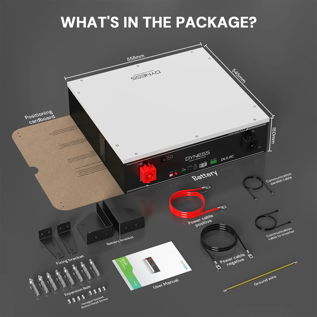 DL5.0C 51.2V LiFePO4 Home Energy Storage Battery