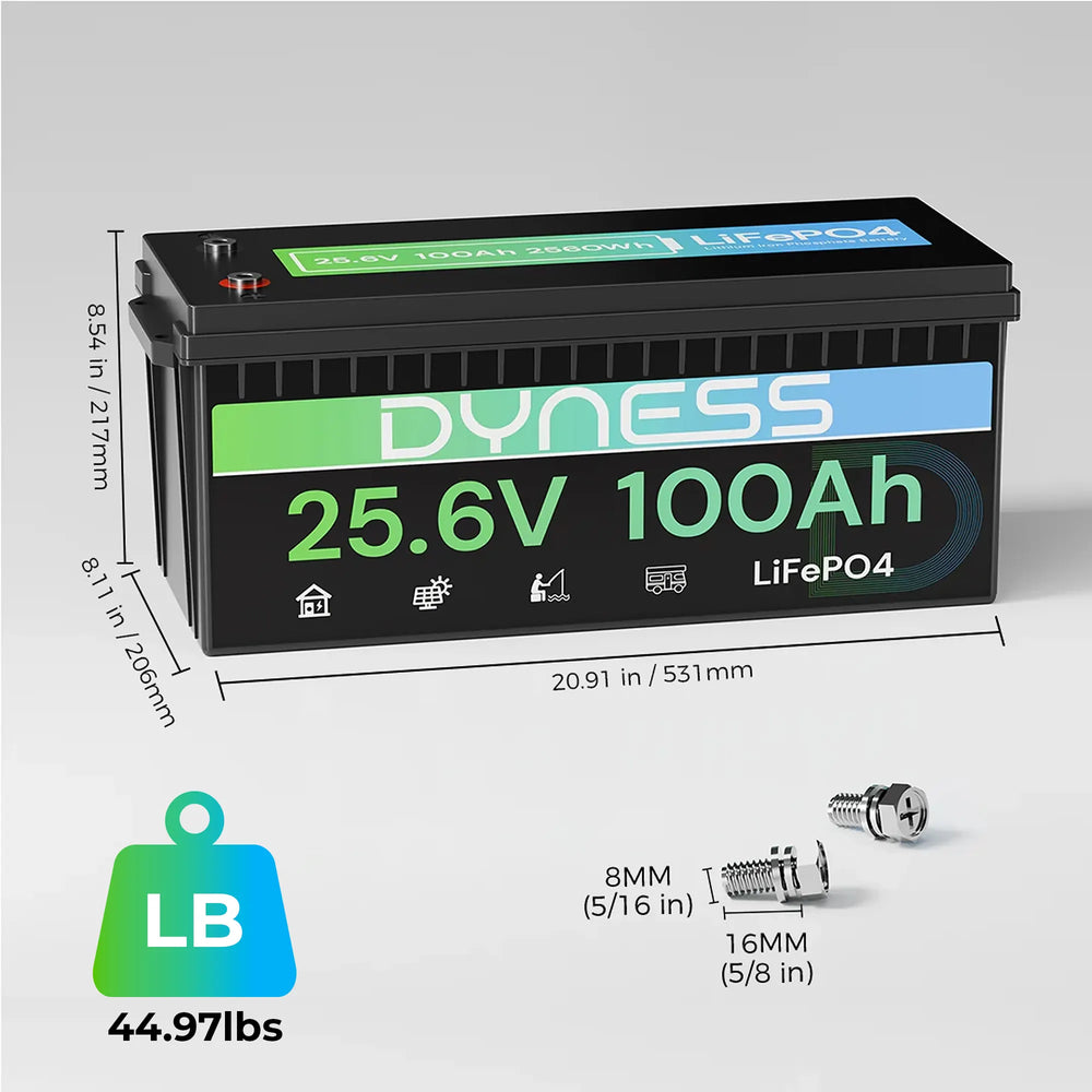 24V 100Ah LiFePO4 Battery