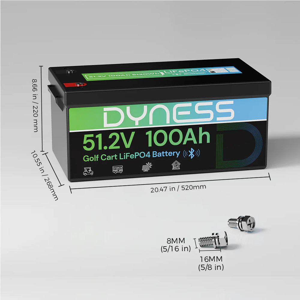 48V 100Ah Lithium-Ion Golf Cart Battery