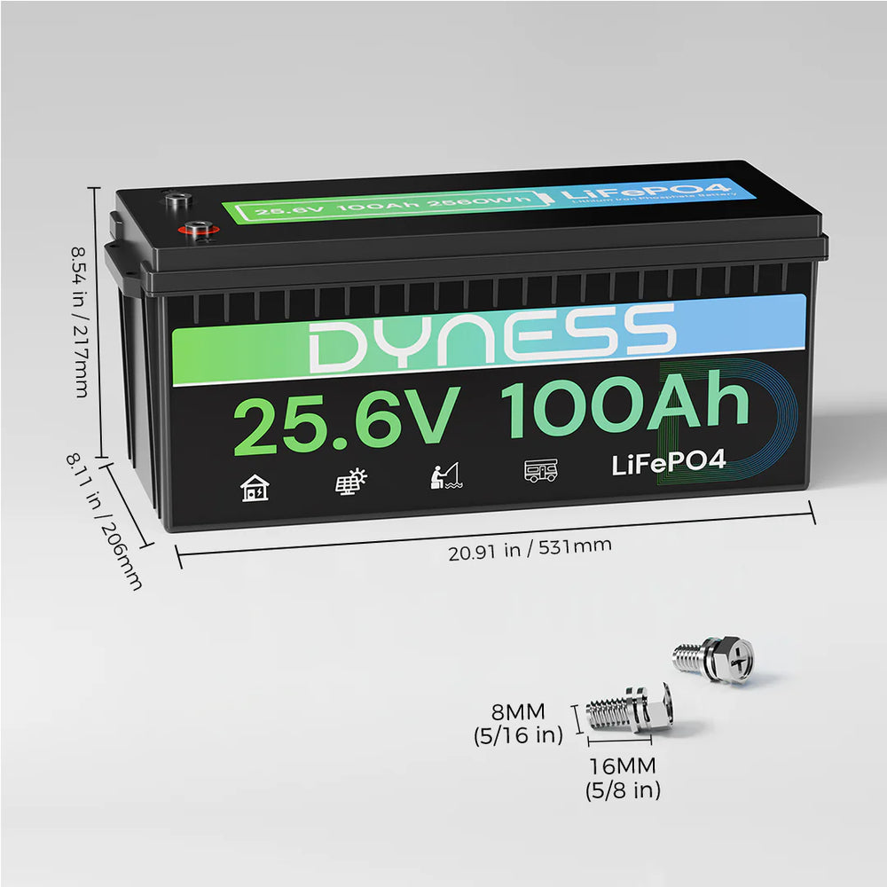 24V 100Ah LiFePO4 Battery